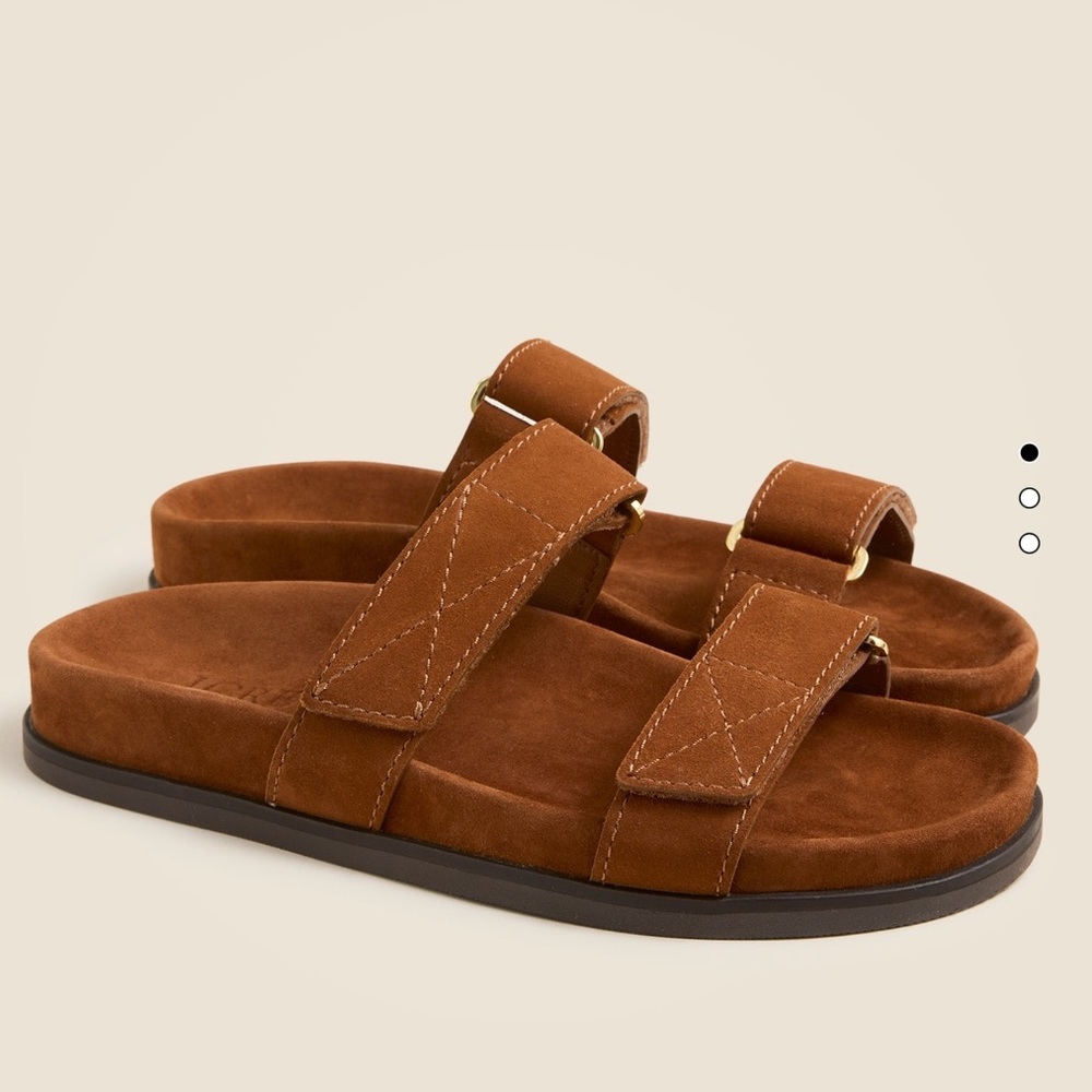 New in box size 12 J. Crew suede sandals